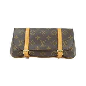 LOUIS VUITTON Authentic Brown Monogram Pochette Fanny Pack